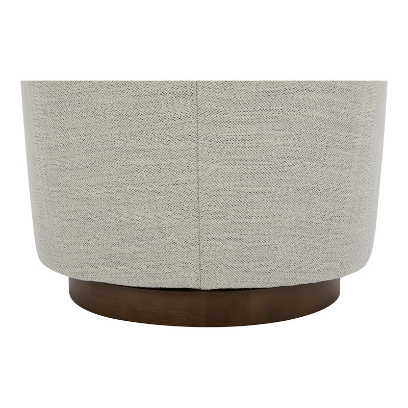 Oscy Swivel Armchair, Ivory
