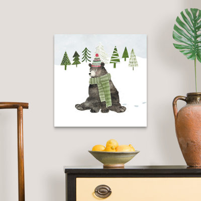 «Woodland Christmas IV» par Victoria Borges - reproduction d'art sur toile