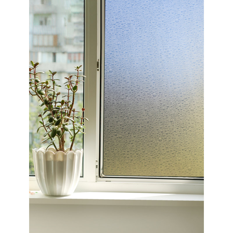 Waterdrop Blue Window Film