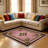 Pink European carpet-easy to clean, machine-washable, soft and comfortable; suitable for door mats, kitchens, living rooms, bedrooms, corridors, and laundry areas. Easy to clean, durable carpet for home decoration.-1944676591