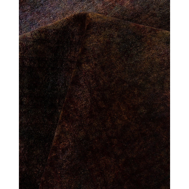 One-of-a-Kind 18' 9" X 12' 5" 2000s Wool Area Rug in Brown