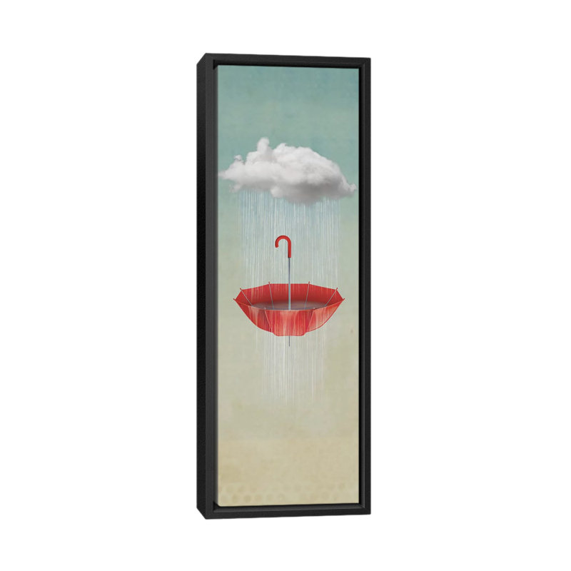 «The Umbrella Runneth over I», impression sur toile, H 36 po x l 12 po x P 1,5 po, Toile avec cadre noir