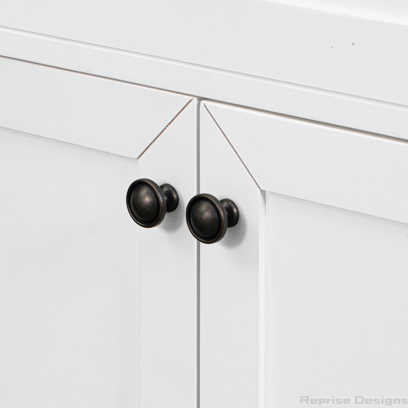 Base de meuble-lavabo simple 35,5 po seulement, Blanc, Noir