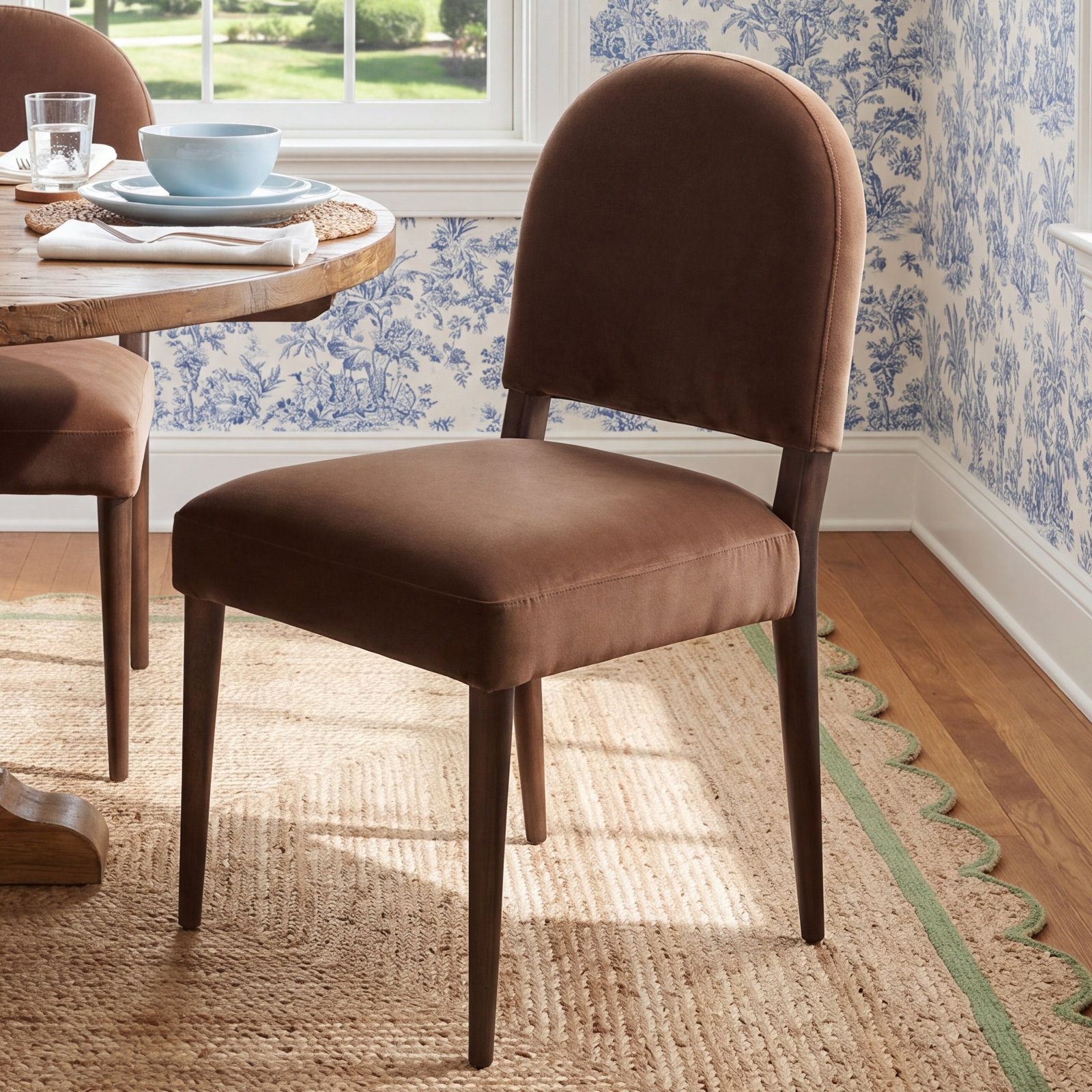 Berkely Oak Side Chair, Somerton Ash, Warm Oak