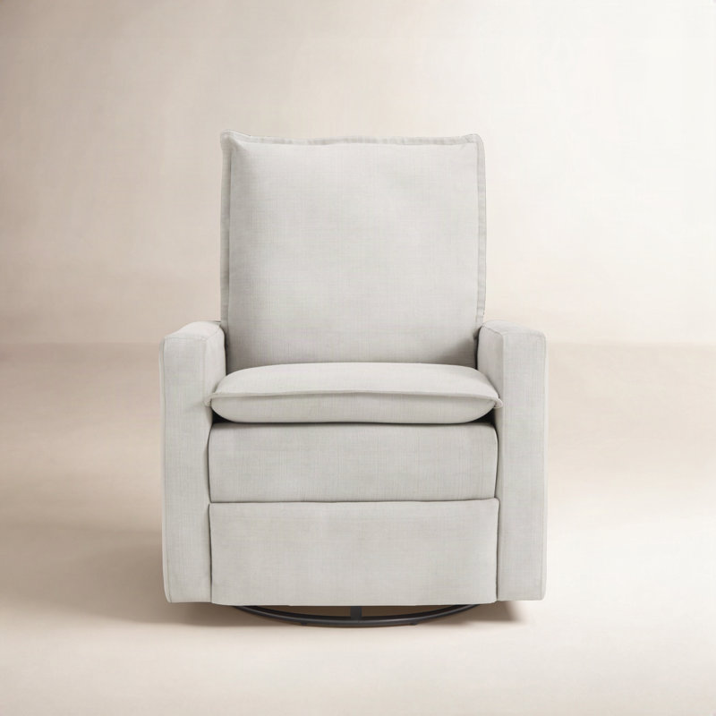 Uptown Upholstered Glider Recliner - Sand, Sand Polyester