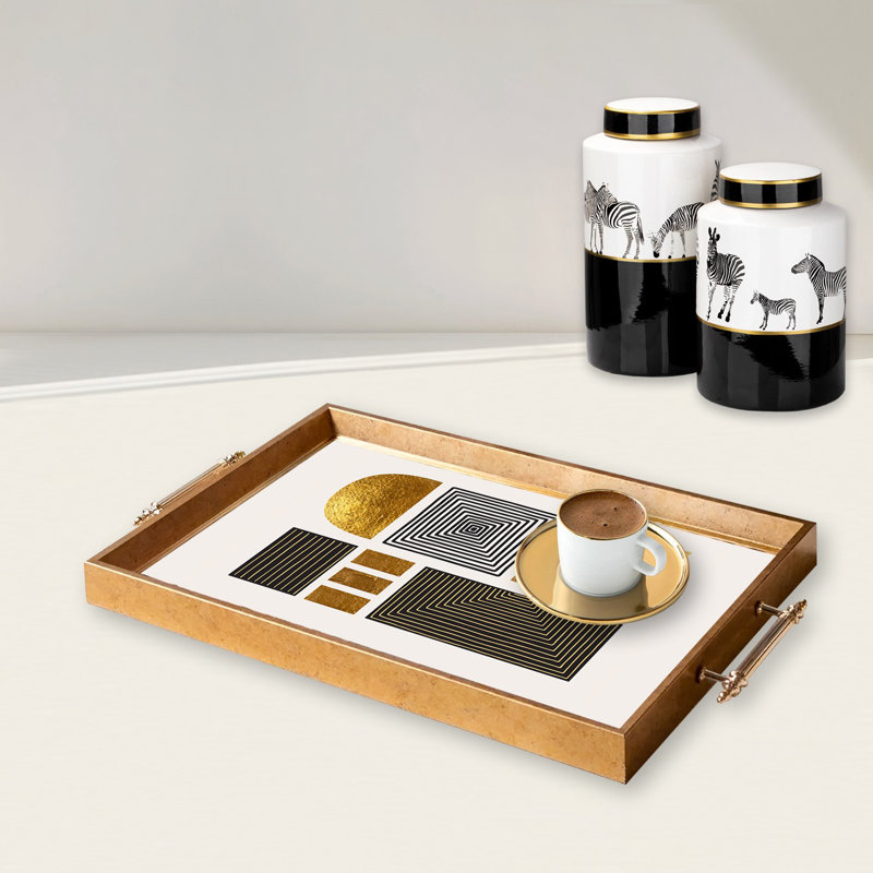 Élégant plateau en verre de 19,7 po x 11,4 po x 1,4 po | Fabrication 100% verre durable | Facile à nettoyer avec un chiffon humide | Idéal pour le service, la présentation décorative et l'organisation | Ajout élégant à la décoration intérieure