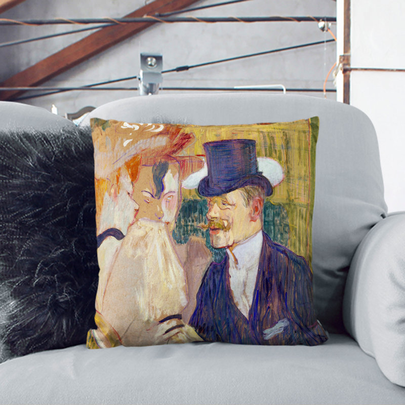 The Englishman Scatter Cushion, 40cm H x 40cm W x 15cm D, Stone