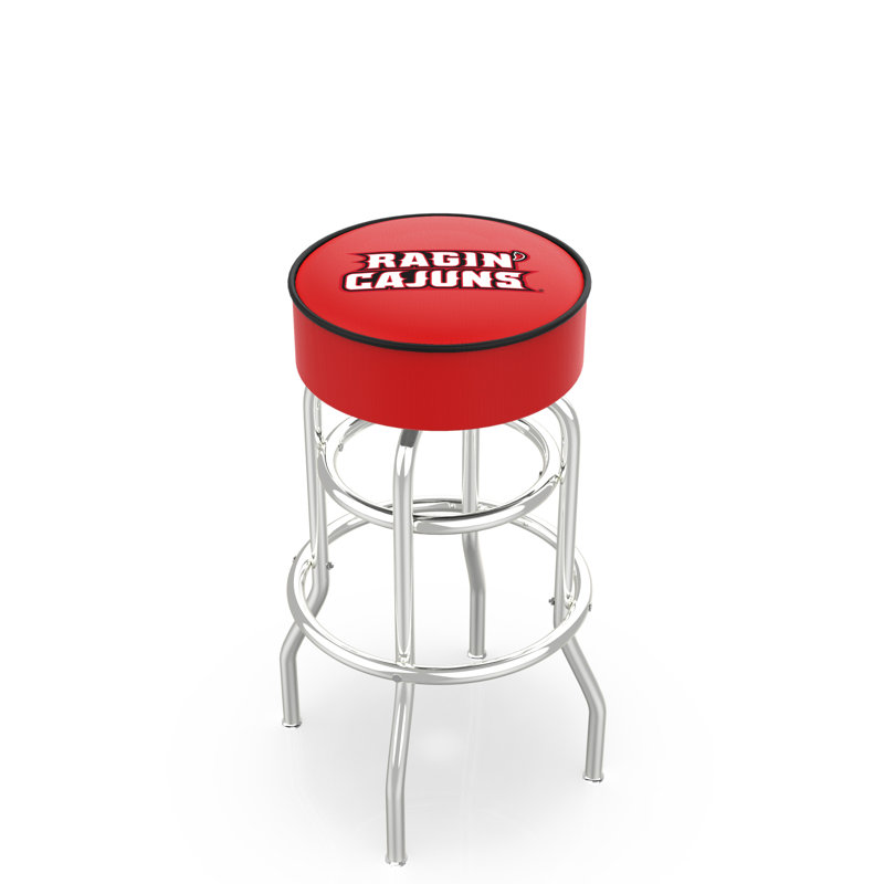 NCAA Swivel Bar & Counter Stool, Counter Stool (25" Seat Height), Louisiana-Lafayette