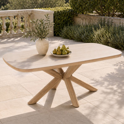 Table de salle à manger d'extérieur 70,87 po