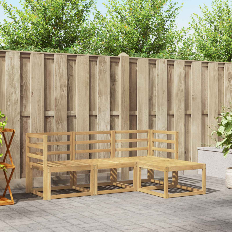 245cm Wide Patio Sofa, 4