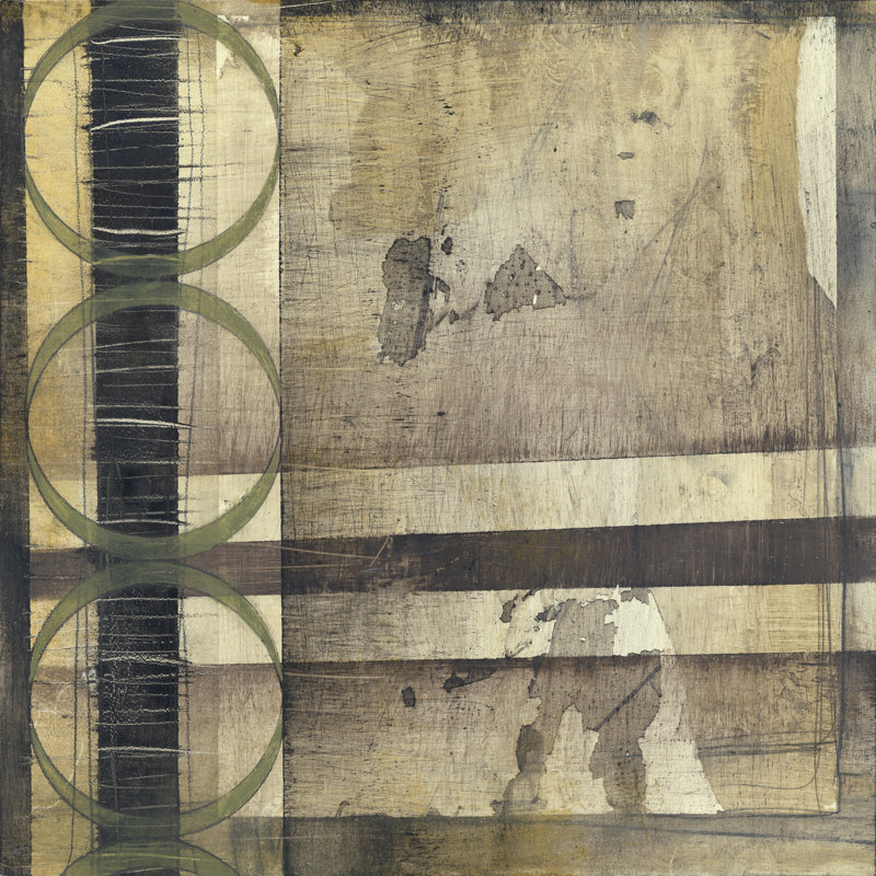 Full Circle I by Jennifer Goldberger - Wrapped Canvas Painting, 30cm H x 30cm W x 3.8cm D