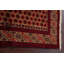 Tapis unique en laine noué à la main rouge / beige nouvel âge Balouch 3 pi 1 po x 4 pi 9 po Nolberto
