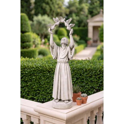 St. Francis Doves of Peace Garden Statue