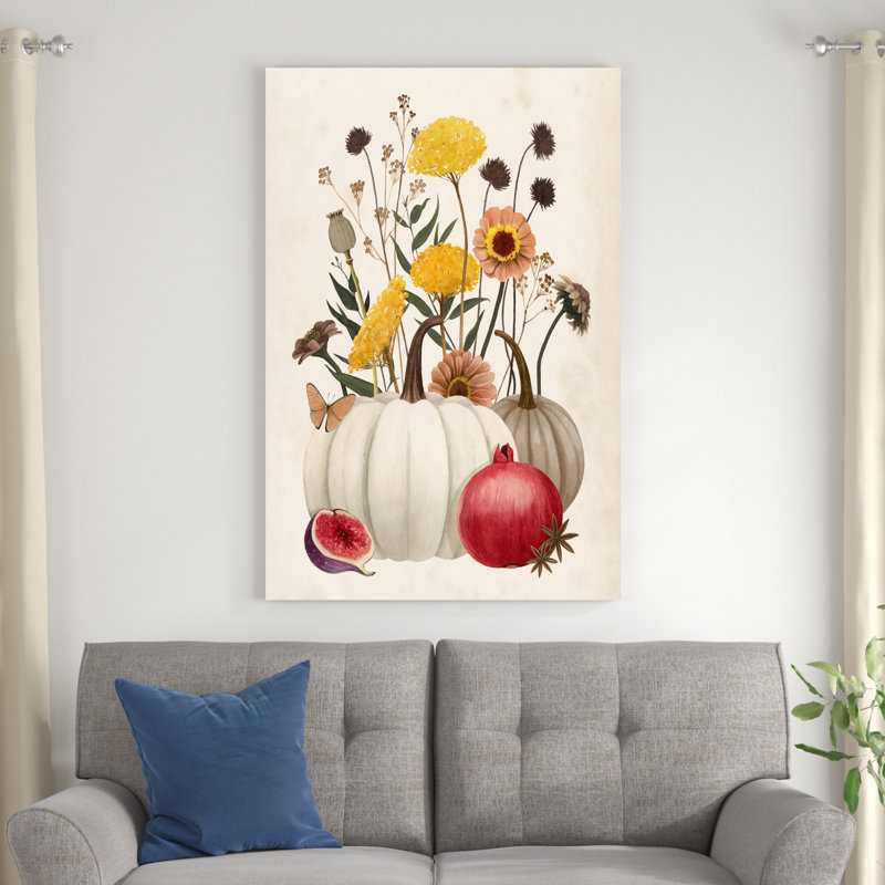" Fall Botanicals II ", 48" H x 32" W x 1.25" D
