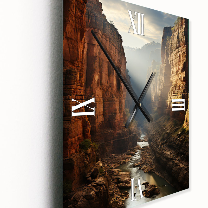 Horloge murale Canyon, H 32 po x l 16 po x P 1 po