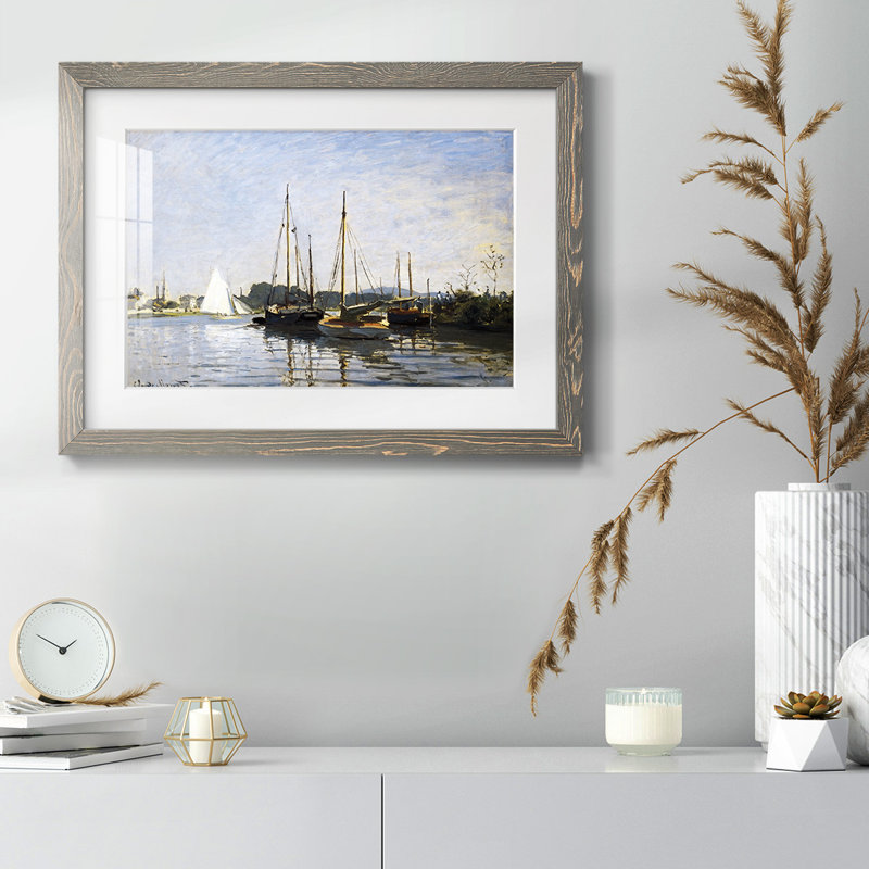 Bateaux de plaisance, 1872, Gris, H 22 po x l 32 po x P 1,5 po