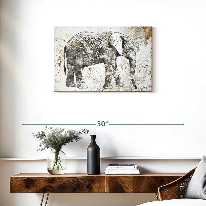 Brampt Elephant Stance, 20" H x 30" W