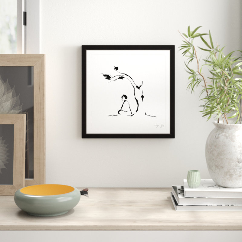 Maya Gur - Single Picture Frame Painting, 51cm H x 51cm W x 3.81cm D
