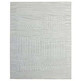 Wool Moroccan Area Rug in White