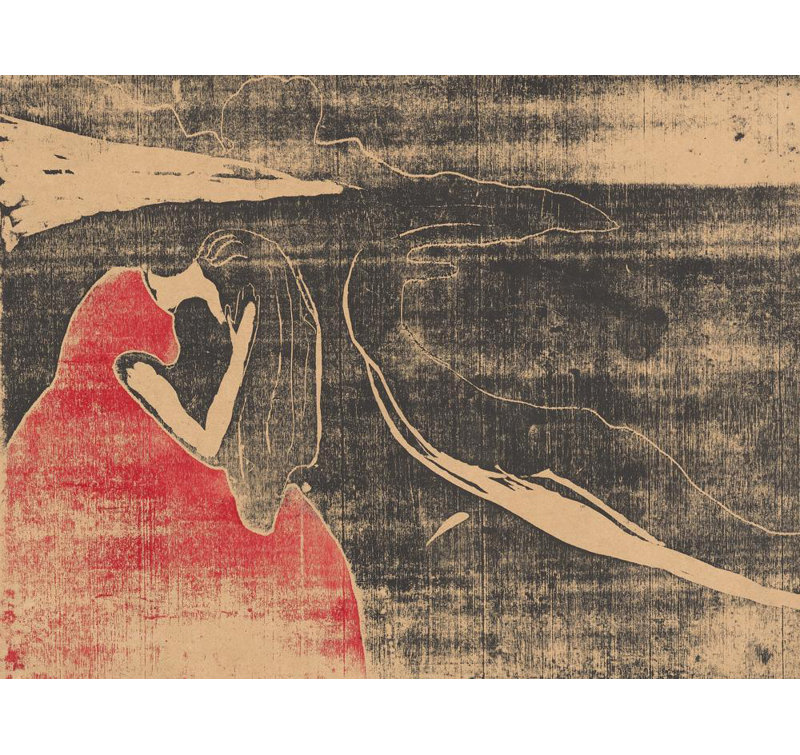 "Melancholy Ii" par Edvard Munch - Toile tendue avec châssis, H 24 po x l 17 po