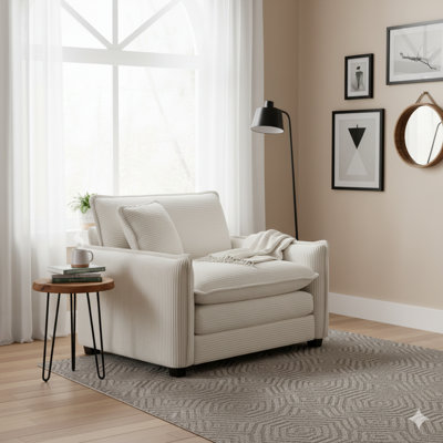 Single Accent Chair Sofa  With Pillow