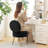 Noehly Upholstered Velvet Accent Stool Vanity Chair-1464942483