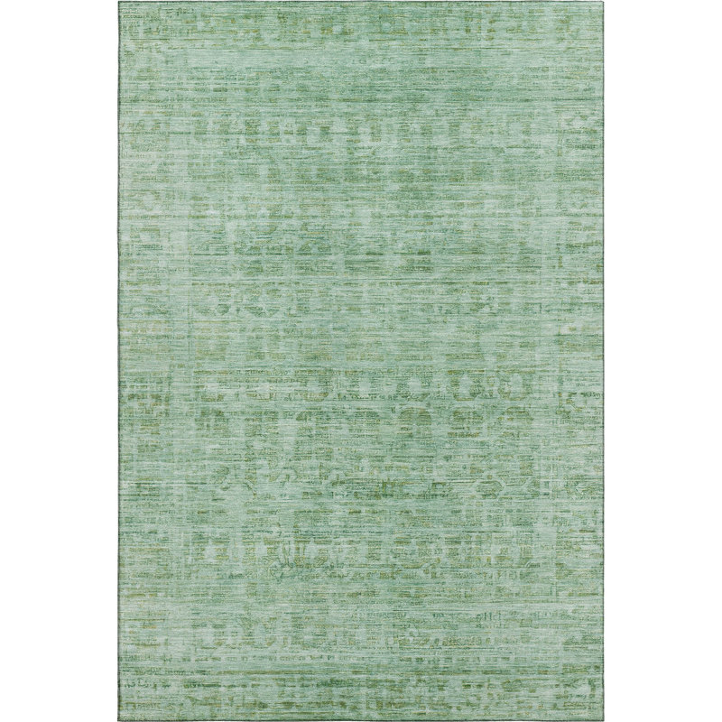Premium Machine Washable Verlin AMF1775 Border Rug, Rectangle 2'6" x 3'10"