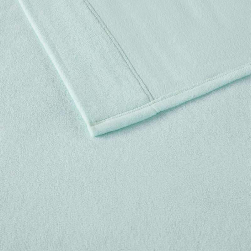 Ensemble de 4 très grands draps - 100% molleton, literie douillette et moelleuse, boulochage, avec drap plat, 2 taies d'oreiller ajustées, convient aux matelas de 16 po, lavable à la machine, surface de rembourrage confortable, contient, lavable