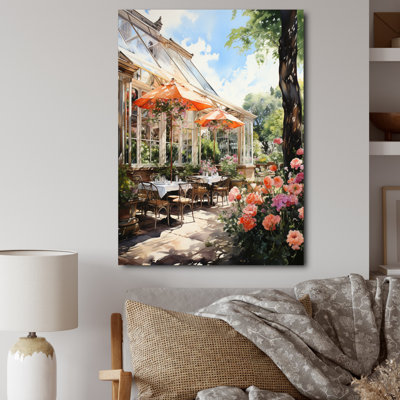 Country clubs Garden Party II sur toile