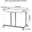 Grand panier à linge sur roulettes avec roulettes, trieur de linge à 2 sections avec sacs lavables amovibles, structure en métal robuste pour l'organisation de la salle de lavage-749788553