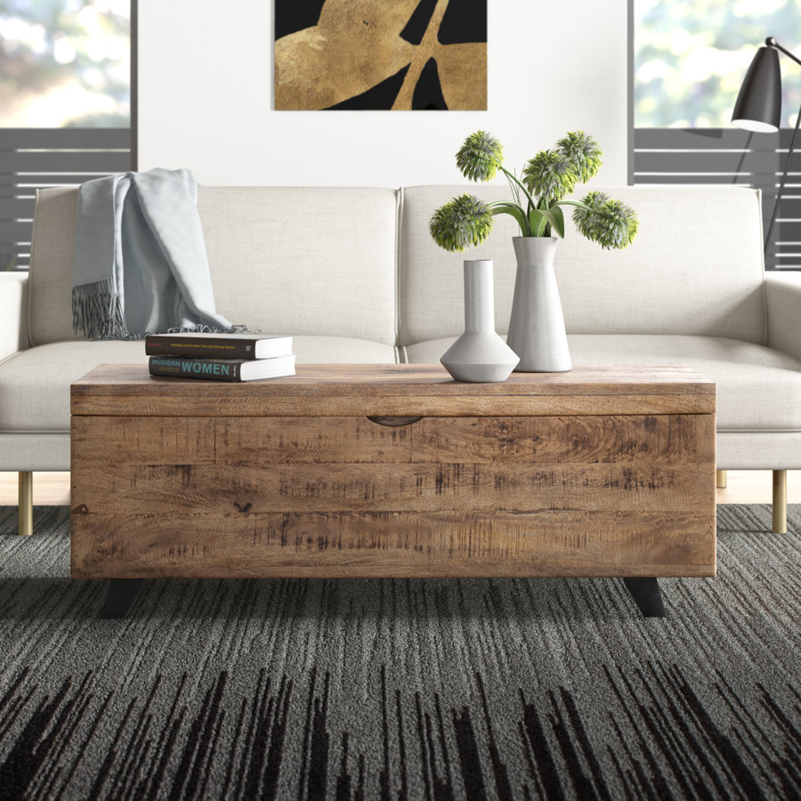 Balderas Lift Top Sled Coffee Table with Storage