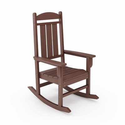 Chaise berçante traditionnelle Pecan