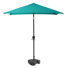 Parasol de marché carré 6 pi 6 po x 6 pi 6 po avec base Helland