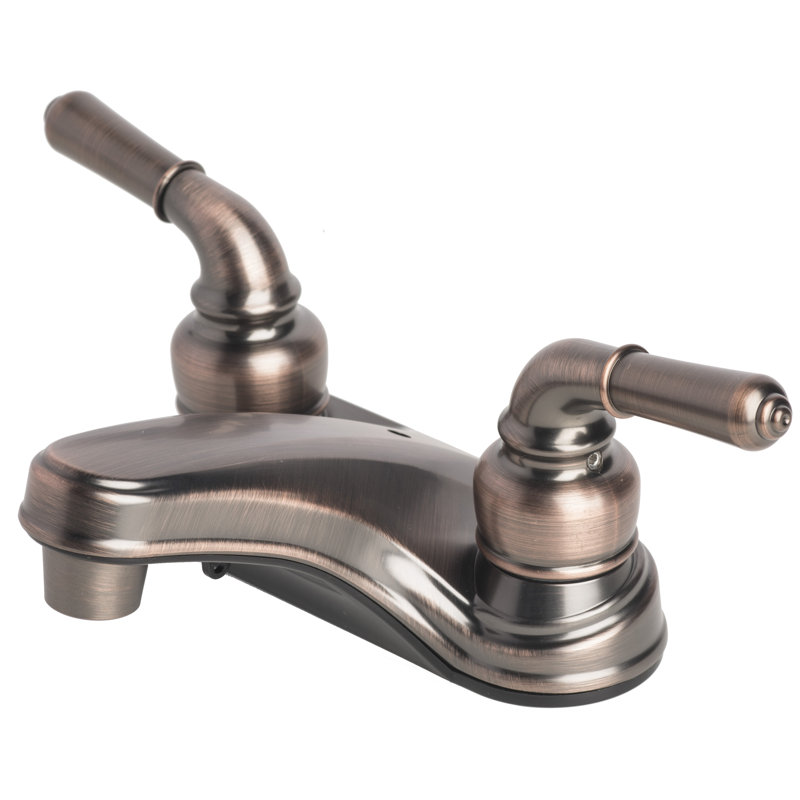 RV/Mobile Home Centerset Bathroom Faucet, Brushed Bronze