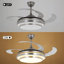 Luminaire suspendu pour ventilateur à lumière variable de 42 pouces à fréquence variable avec éclairage tricolore, fonctions avant et arrière et six vitesses de vent