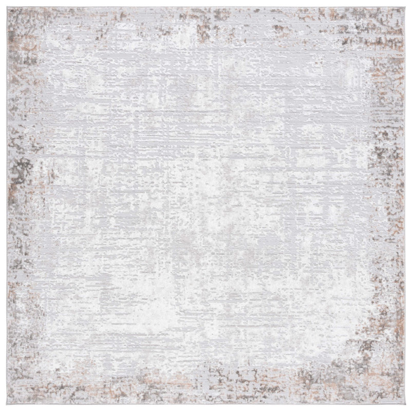 Servier Performance Abstract Rug, Square 6'7"