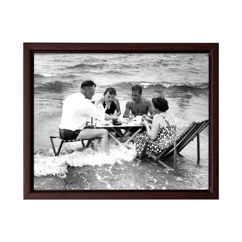 Surf Tea Party, Sans cadre, Canevas, H 08 po x l 10 po