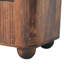 Elissavet 55cm W Solid Wood Bedside Table