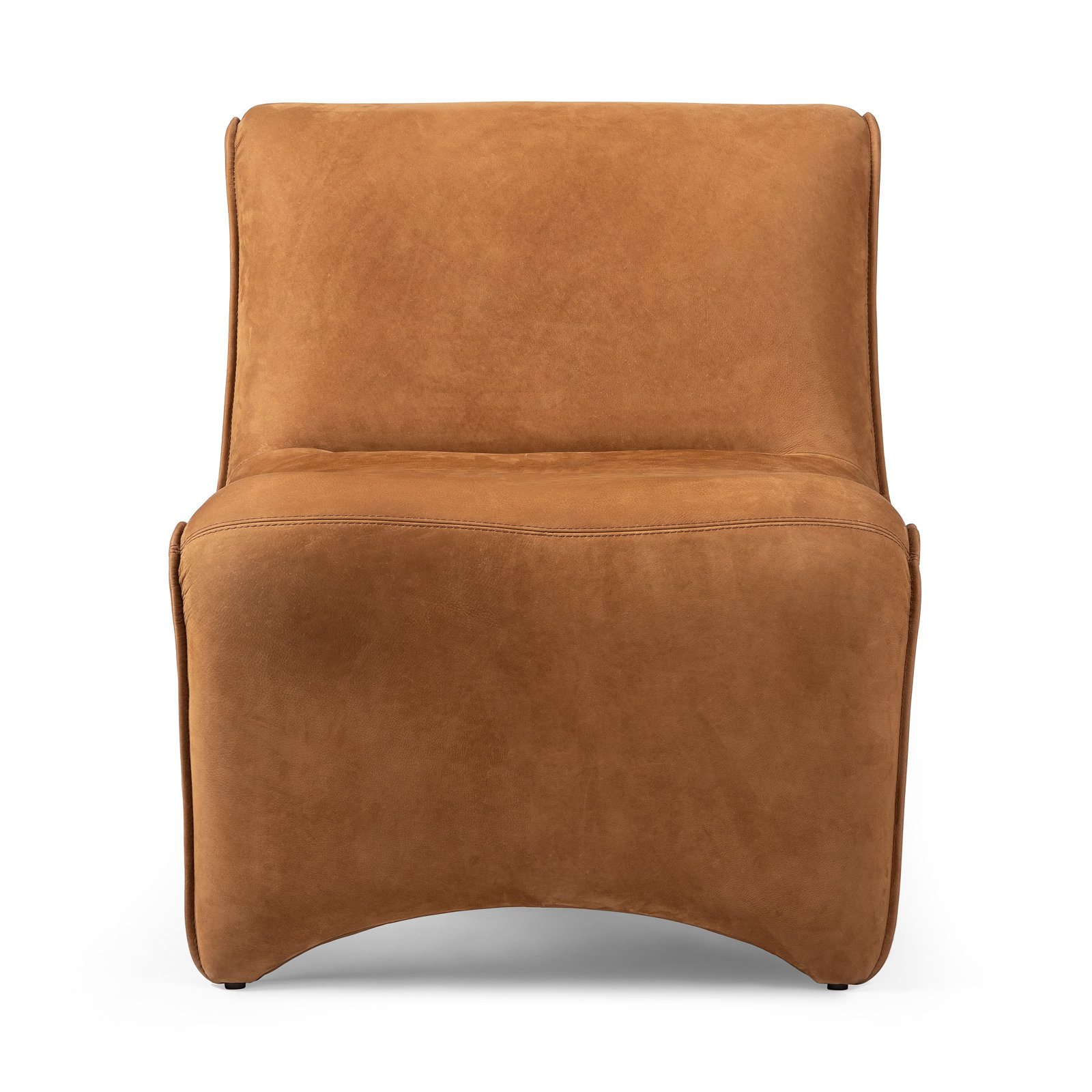 Tilman Genuine Leather Slipper Chair