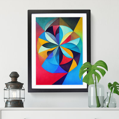 FRM-V0523-820X Floral Mandala Style Vol.1 - Single Picture Frame Print