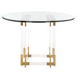 Round Glass Dining Table