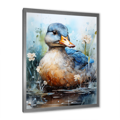 «Blue Duck», aquarelle
