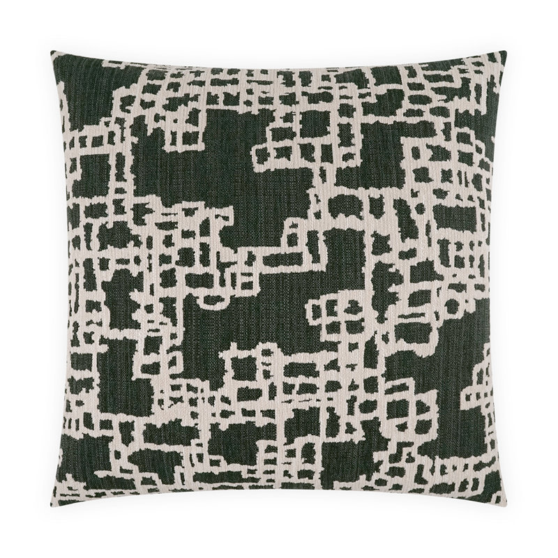 Adessi Square Pillow Cover & Insert, Charcoal, Square 20"