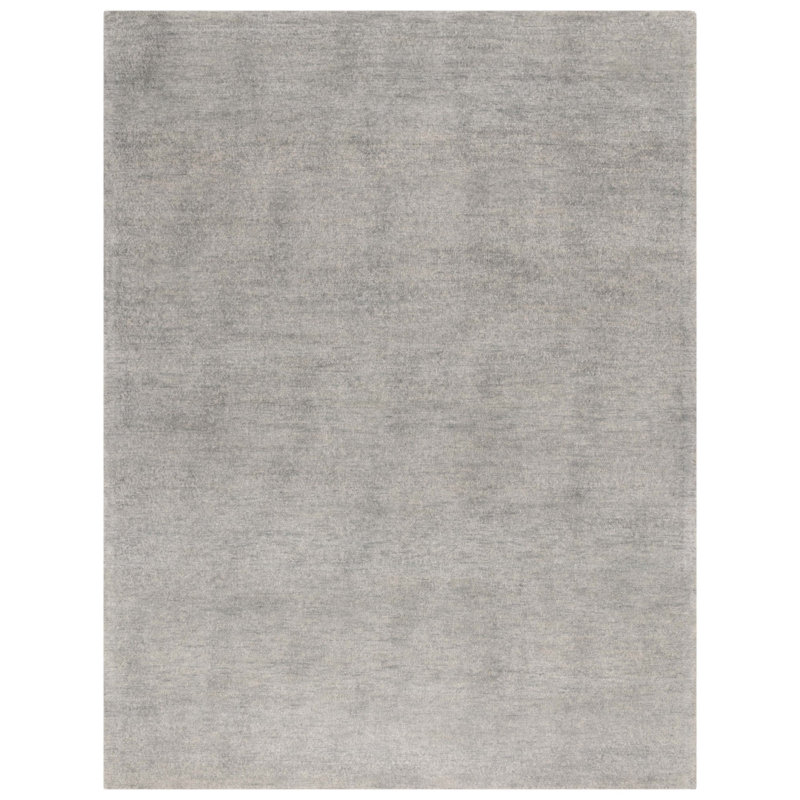 Estin Metro Hand Tufted Wool/Cotton Rug in Sage/Ivory, Rectangle 8' x 10'
