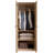 From the Tree Furniture Solid Wood Armoire – 2-Door Wardrobe Cabinet with Adjustable Shelves, Tall Bedroom Storage Closet, Unfinished