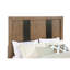 Lit plateforme avec 2 tiroirs de rangement Reon, brun cendré noir Reon-108977141
