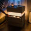 Commode 3 tiroirs pour table de chevet avec tables en acrylique à DEL Nightstands-2004683368