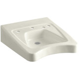 Morningside™ Ceramic 20" Wall Mount Bathroom Sink with Overflow