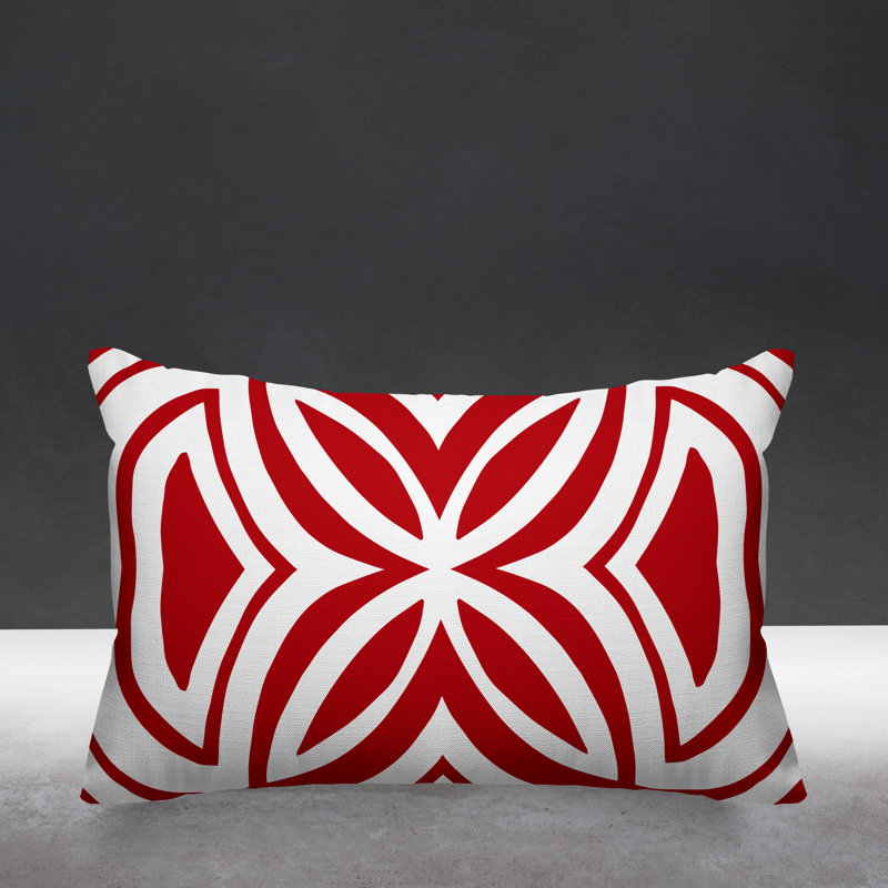 Coussin décoratif intérieur / extérieur Dreyer, Rouge
