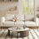 Three-seater Straight Sofa